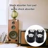 39x29mm Shockproof Speakers Spikes Base Pad Set of 4 Isolation Feet Pad Elevates Sound Responses