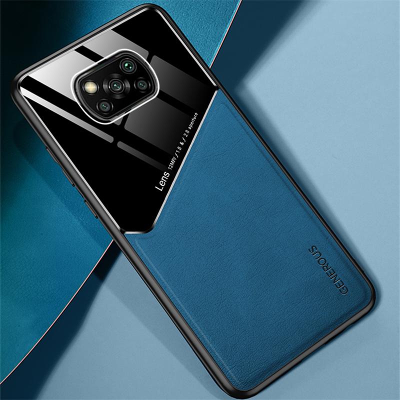 Screen Lens Protection Leather Case for Xiaomi Poco X3 NFC Redmi Note 9s 9 9c 9A for Iphone 11 for Samsung Galaxy S21 A52 Anti-scratch Fitted Covers