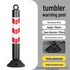 Reflective Elastic Road Barrier Post - Anti-Collision, Detachable, 80cm
