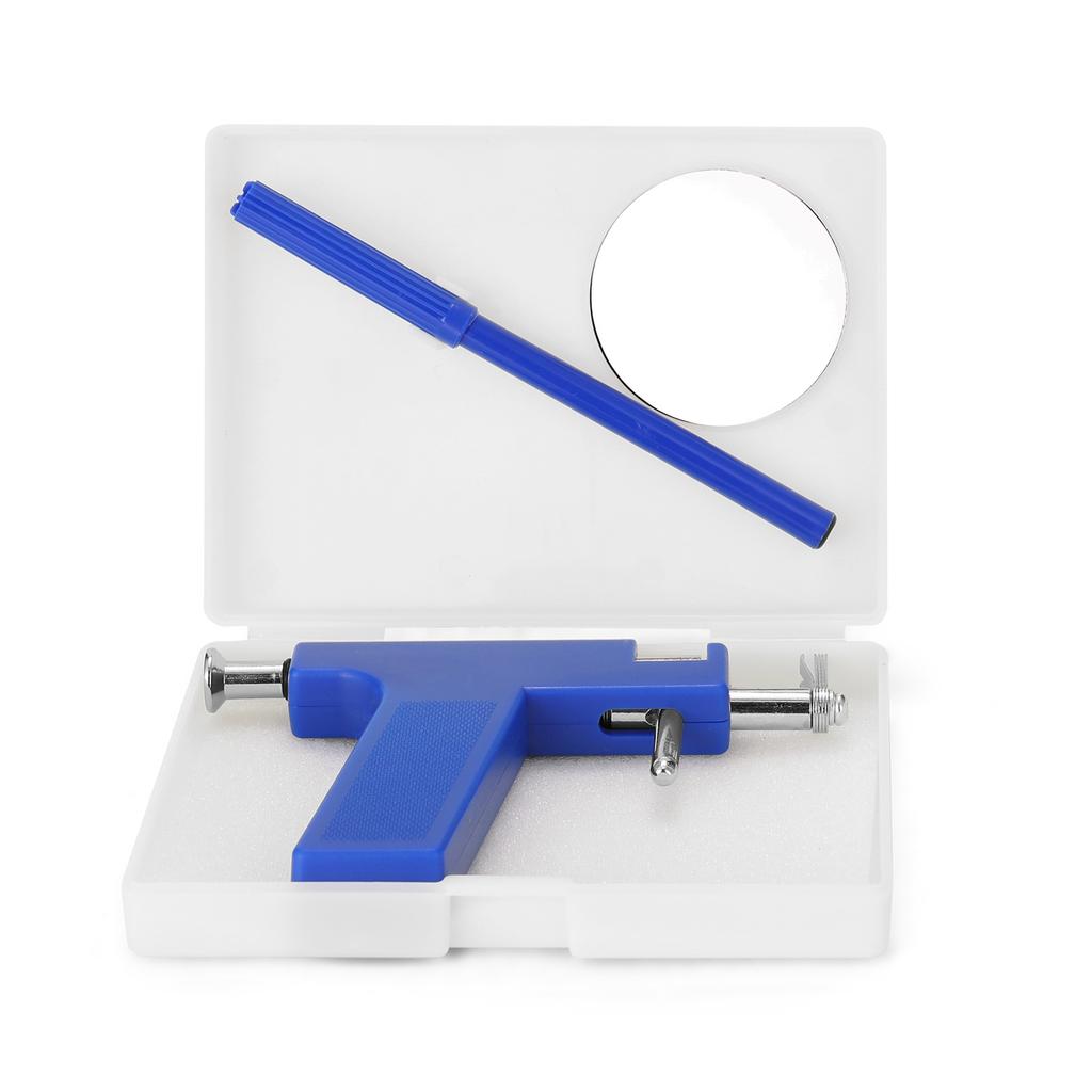 Kroppspiercingverktøysett i rustfritt stål Profesjonell øre-, nese-, navlepiercingmaskin med øredobber