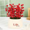 Sweet Winter Wealth Fruit Simulation Pottery Fake Flower Bonsai Home Decoration