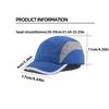 5 Panel Short Brim Waterproof Quick Dry Cap - Vintage Mesh Plain Outdoor Hat, for Men Women Running Camping