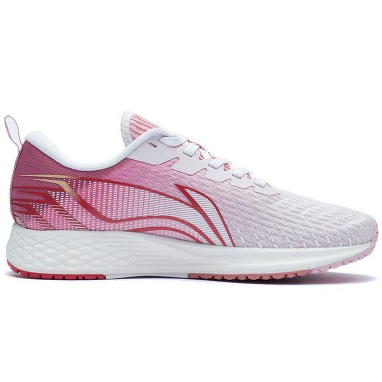 Li Ning Red Rabbit Fabric Non-Slip Breathable Low-Top Running Shoes Women sneakers White ARMR022-7