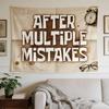 Horizontal Retro Newspaper Tapestry Wall Hanging - Grunge Style Suitable for Homes, Dorms, Bedrooms - Vintage Wall Decor with Horizontal Print - Fabri