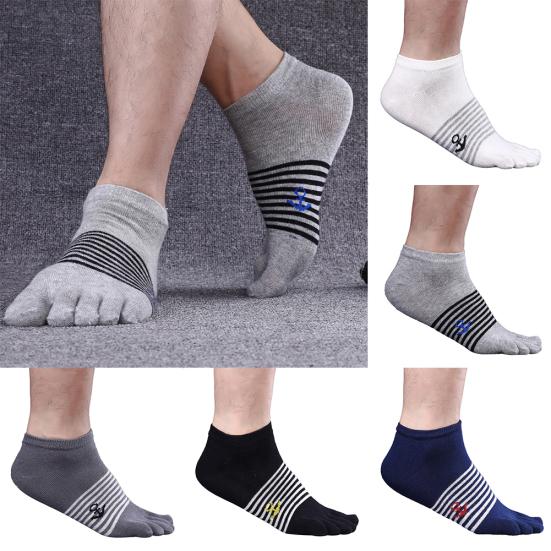 Breathable Men's Five Finger Toe Socks Casual Comfortable Soft Sports Home Wear