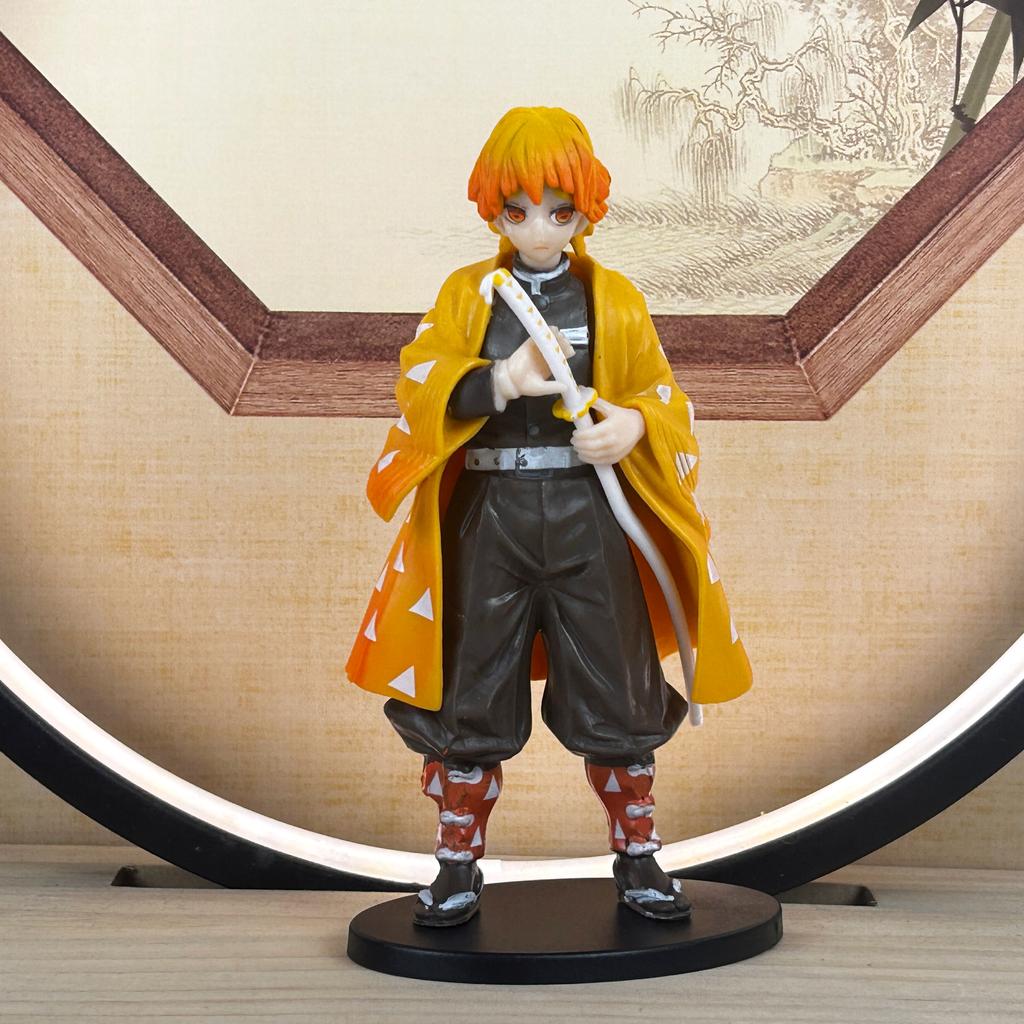 Anime Figure Demon Slayer Figures Kimetsu No Yaiba Doll Tanjiro Nezuko Zenitsu Figurine Inosuke Warrior Action Figure Model Toys
