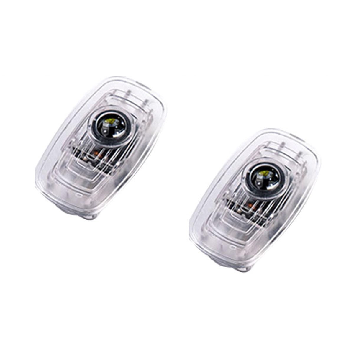 

Yaoperfor Подсветка вежливости Дверная приветственная подсветка HD Стойкая к выцветанию Шторная лампа Светодиодная проекция логотипа для Compatible vehicle B