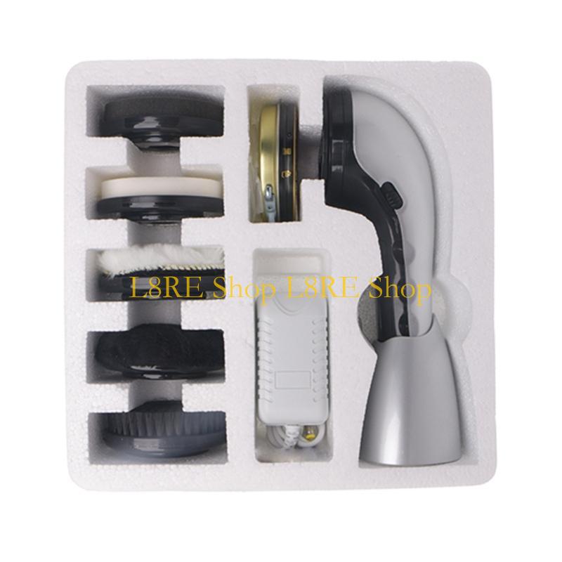 L8RE Portable Handheld Automatic Electric Shoe Brush Polisher 2 Ways Power Supp