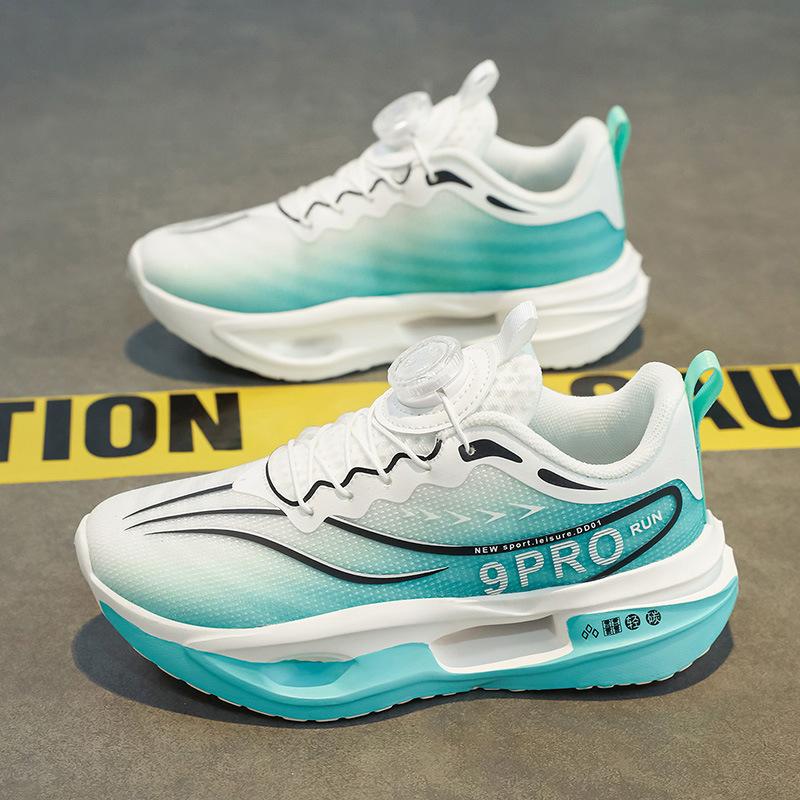 Children's Boys and Older Children's Running Shoes 2025 New Comfortable Non-slip and Wear-resistant Youth Knob Sports Shoes Student Mesh Shoes