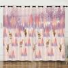 Curtain Cartoon Animal Bear Deer Love Kitten Digital Printing Blackout Curtain Punching