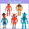 Five Nights At Freddy's Series Luminescent Joint Movable Halloween Captain 5pcs Set