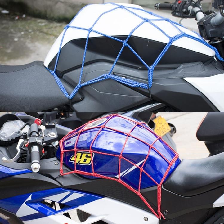 Cargo Net MotorcycleHelmet Mesh Luggage Tie Down Bungee Cord 16''x16'' Net