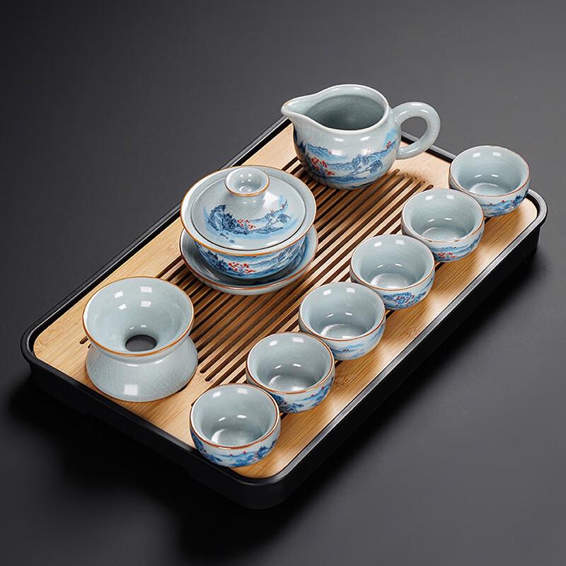 Lainuo Tianqing Ru Kiln Celadon Tea Set