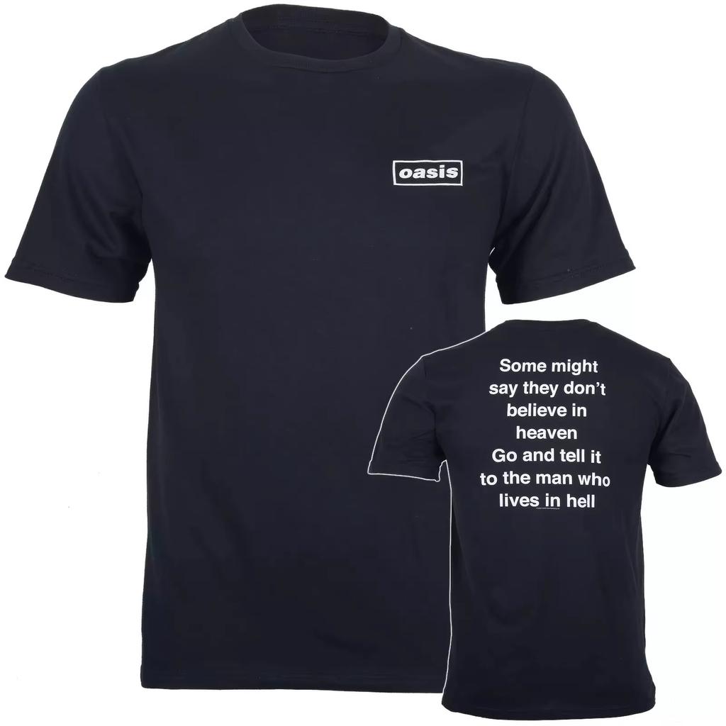 T-shirt Oasis Evento Maine Road Tour Reunion Ufficiale 2025 Nuovo_ Lusso di Alta Gamma È per Uomini e Donne Maglietta Top 100% Cotone