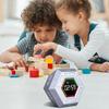 Plast LED-display Digital Timer För Klassrumsinlärningsuppgift Sexkantig Form Timer Elever Tidsplaneringsverktyg
