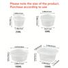50Pcs Disposable Plastic Sauce Cup With Lids Food Box 25/50/100ml Vinegar Soy Packing Storage Containers Kitchen Organizer Tool
