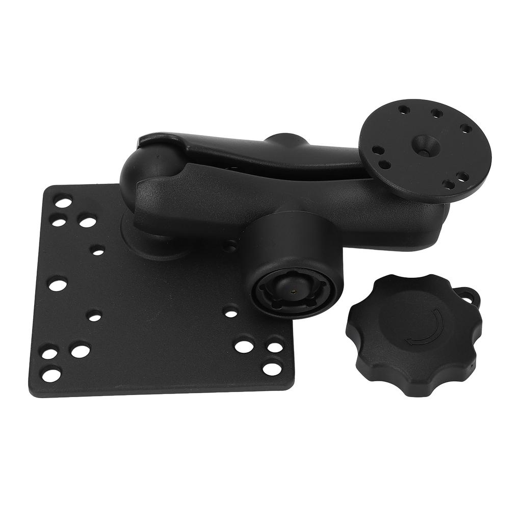 Double Ball Mount Double Socket Arm Tablet Fish Finder Mount with 1.5 Inch C Size Ball for Phone Vehicle Boat