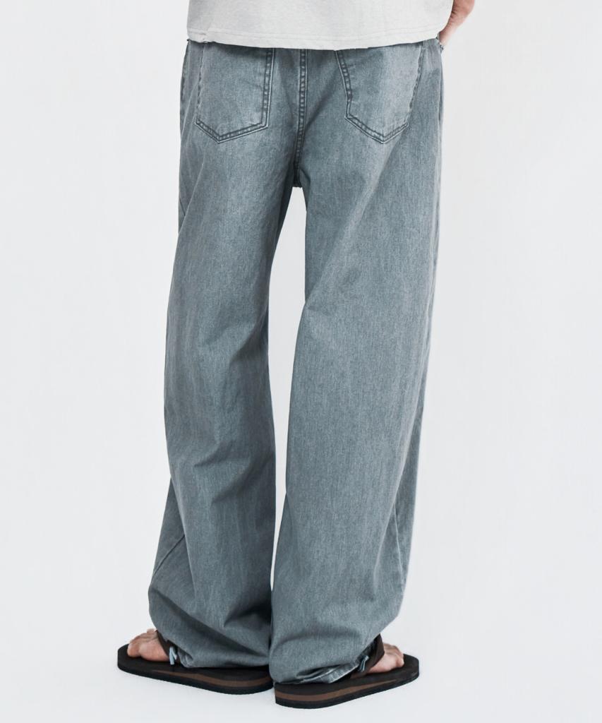 WAAR M292 Cation Wide Pants_Sage Grey