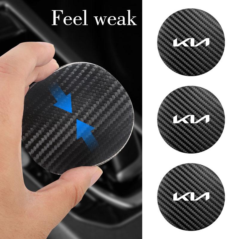 Car Interior Cup Holder Coaster Anti Slip Waterproof Pad Valve For KIA EV6 Stinger RIO Sorento Picanto Ceed Borrego Syros K4 K5 Zpjm80