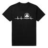 Guinea Pig Heartbeat Custom Printed T Shirts Mens Short Sleeve Top Summer Fashion ONeck T Shirt Cotton Funny Male Clothing