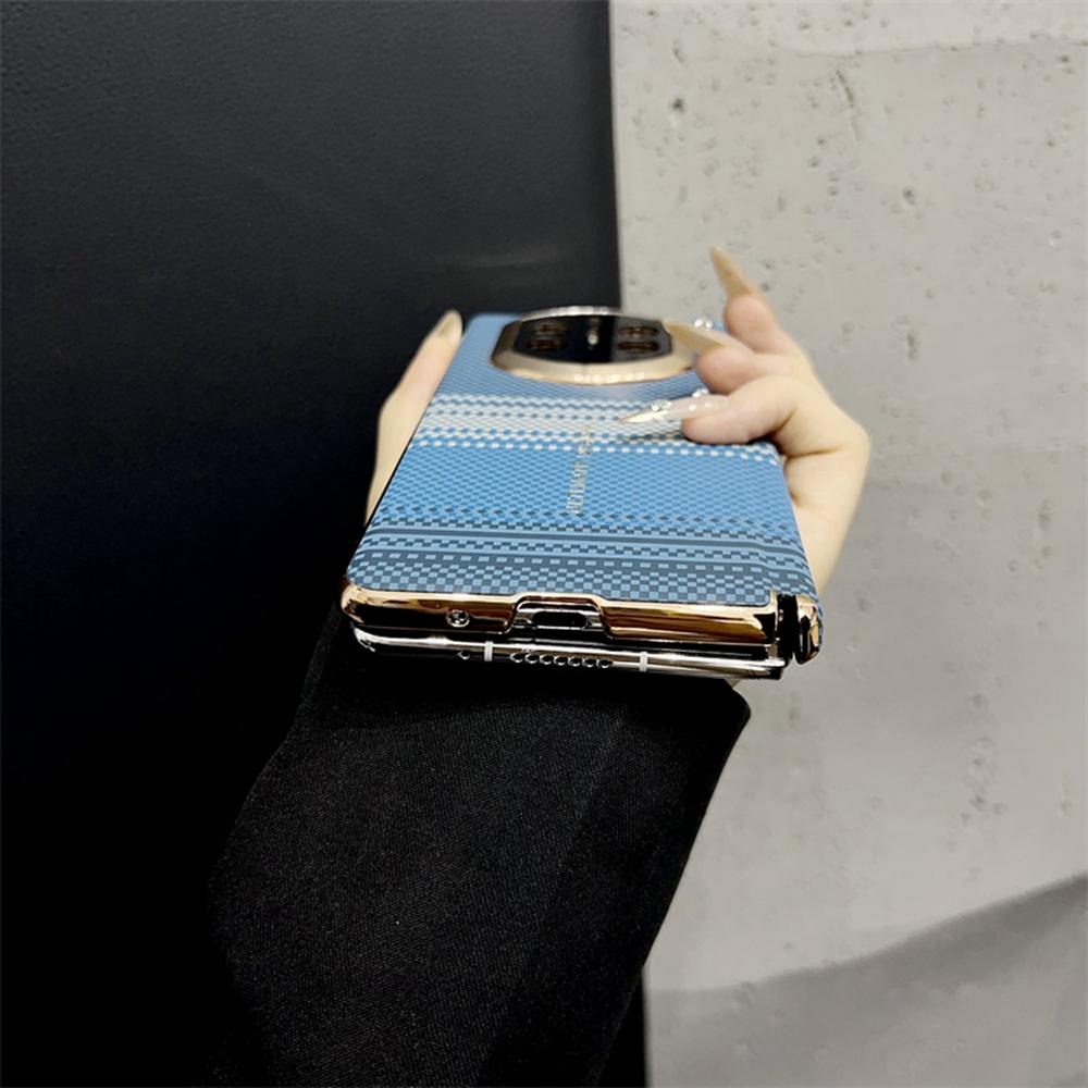 For Huawei Mate X7 Case Grid Pattern Hard PC Phone Cover