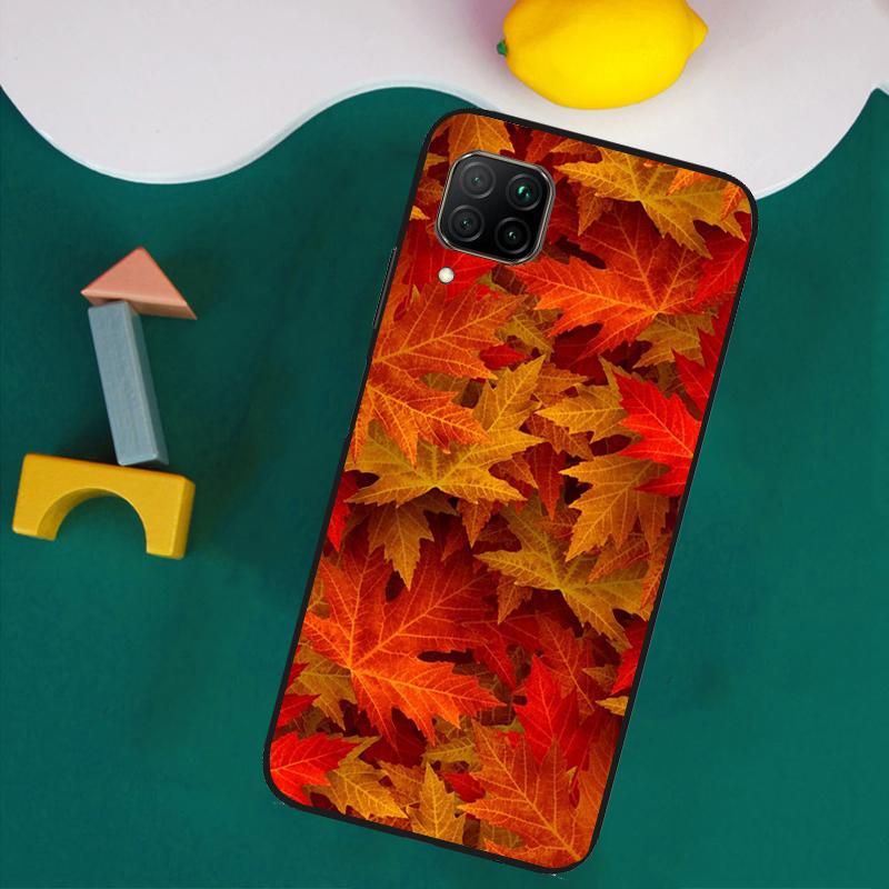 Autumn Leaves For Huawei Nova Y61 Y91 Y73 Y72 Y70 Y60 Y90 12s 12i 11i 8i 9 10 SE P30 P40 Lite P60 Pro Case