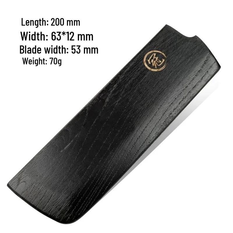 Japanese Ash Wood Magnetic Knife Sheath: Chef's, Sashimi & Santoku Knives Protective Cover Set.