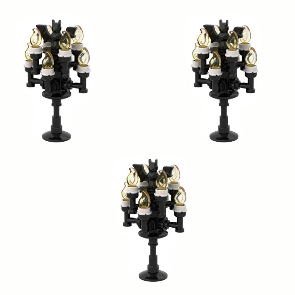 MOC Medieval Alchemy Room Kitchen Wizard Potion Building Blocks Devil's Spring Castle Road Lamp Witch Figures Scene Skull Bricks