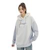 Li Ning Fitness Series Loose Casual Color Block Pullover Hoodie Women Hoodies White AWDR452-2