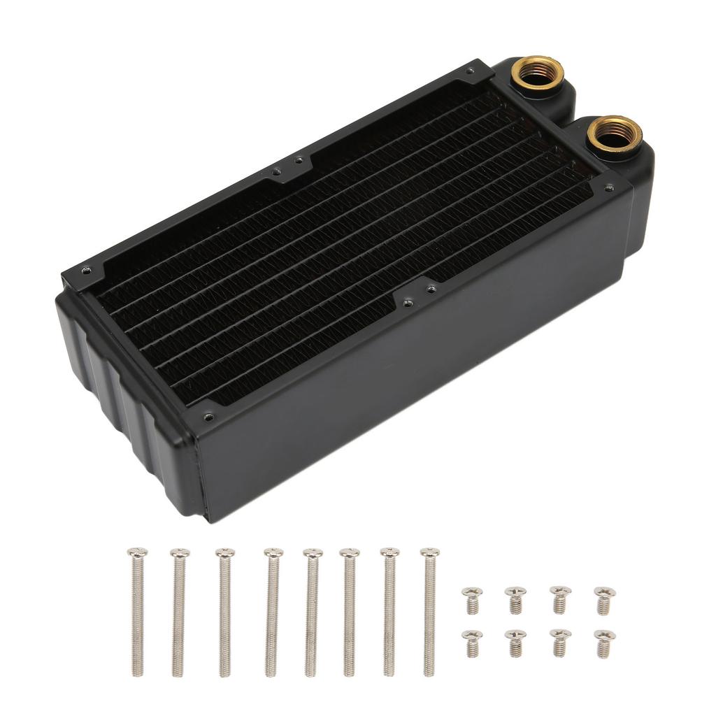 Kupferradiatoren Gute Wärmeableitung Kühlleistung Geringe Geräuschentwicklung 45mm 8 Rohre Doppellagig