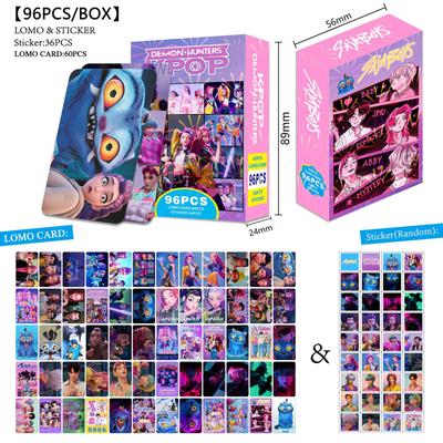 96Double Sided HD Color Printed Photo Cards Of Anime Characters, Anime Peripheral Collection Cards, Stickers And Greeting Cards