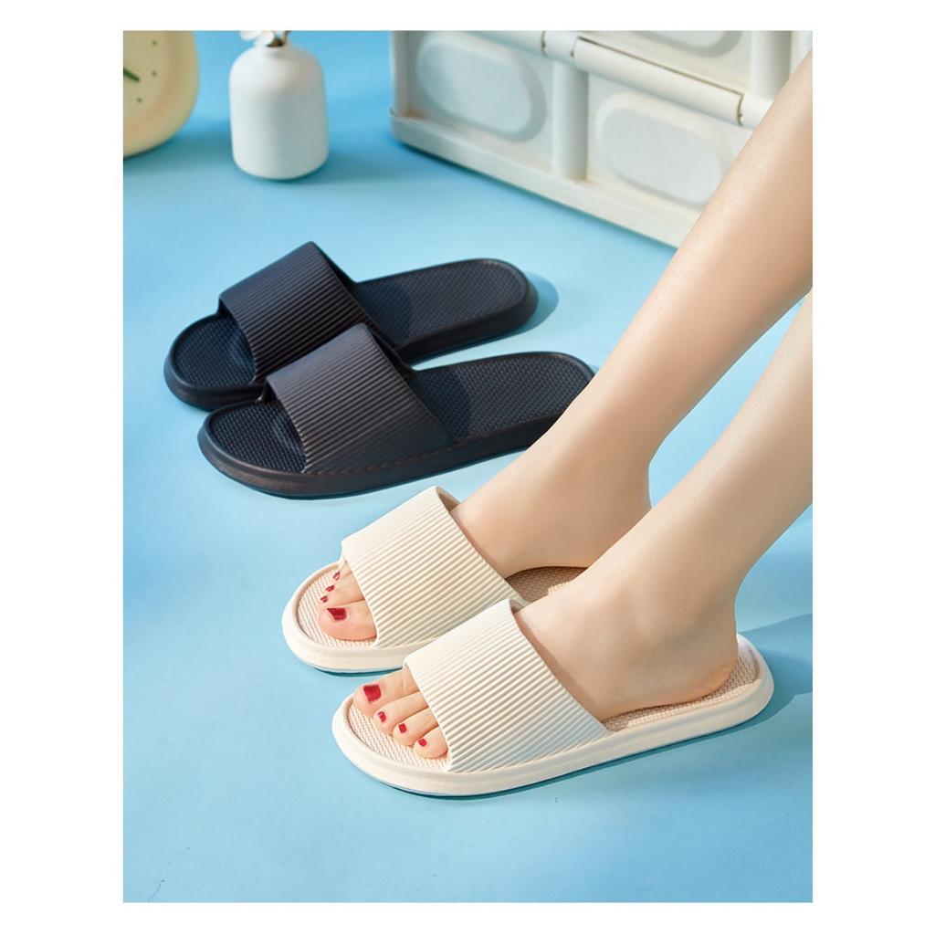 EVA Hausschuhe für Damen, Indoor Badezimmer zum Duschen, Geruchsfreie Füße, Sommer High-End Feeling Hausschuhe für Herren, Rutschfest für den Heimgebrauch