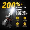 Compact AUXITO H7 Globe LED Headlight Xenon Bulb Canbus Set White Beam Canbus