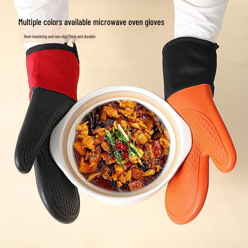 Silikon Hitzebeständige Rutschfeste Ofenhandschuhe