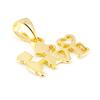 Les Trésors De Lily [G1689] - Gold Plated Pendant 'The Kiss'