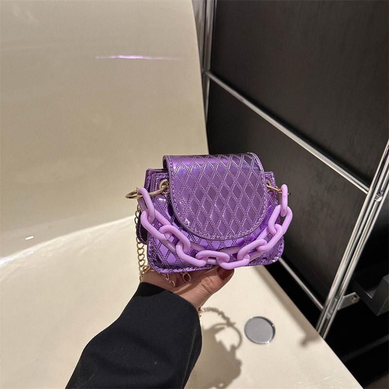 Chic Mini Bag With Quilted Design And Stylish Chain Strap For Everyday Use