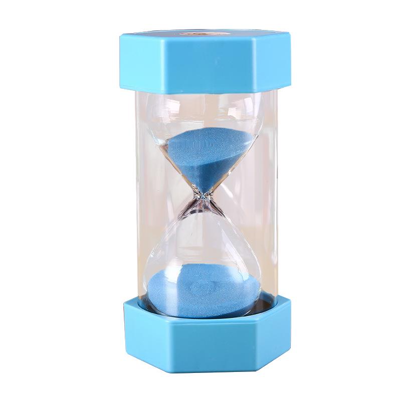 Hexagonal High-End Drop-Proof 5-Minute Glass Timer Ornament