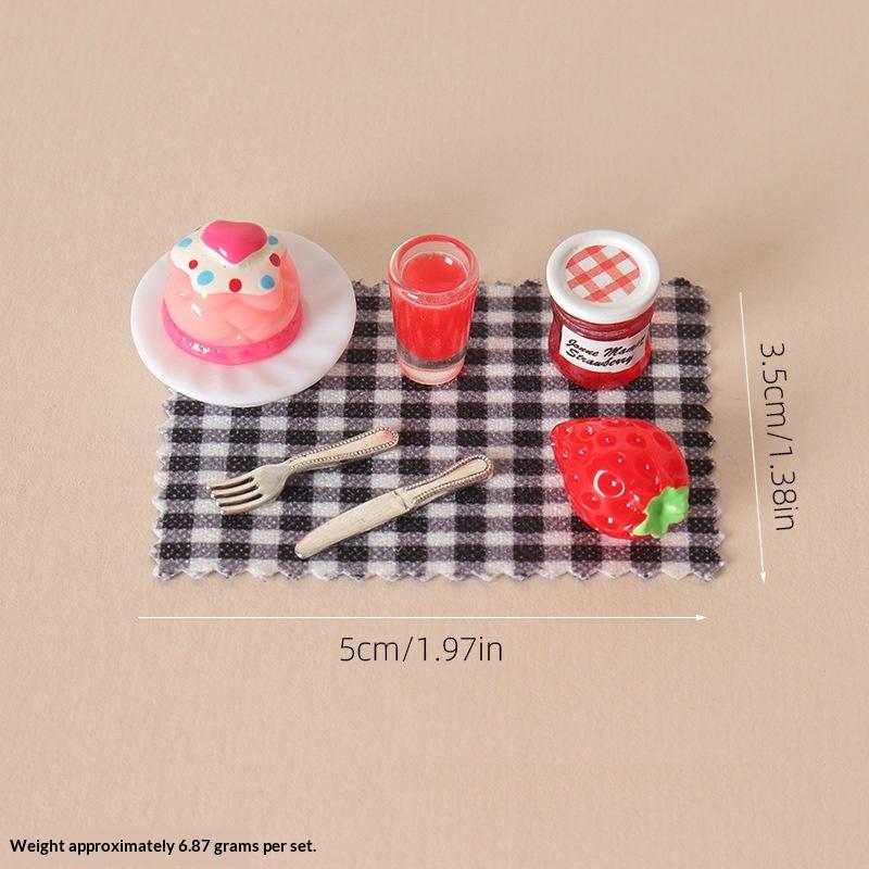Dollhouse 1 12 Scale Miniature Camping Tent Set Creative DIY Doll House Outdoor Accessories for Camping Scene Role Play