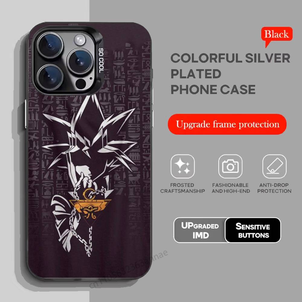 

Cartoon Y-Yu Gi Oh Yugioh Phone Case for iPhone 15 16 Pro Max Air SE 11 13 Pro 14 Plus 12 11Pro 15Pro Max 16e Cover iPhone13PROMAX