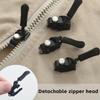 2pcs Universal Zipper Repair Kit Metal Replacement Sliders for Luggage, Backpacks Clothing