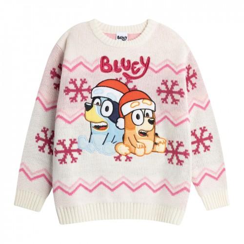 Bluey Girls Character Christmas Jumper