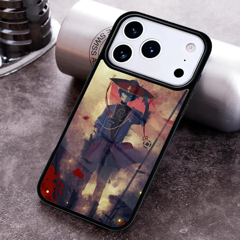 Genshin Impact Scaramouche Phone Case for iPhone 17 16 15 Pro Max Air 14 13 12 11 Plus Shockproof Cover