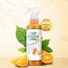 110ml Foot Peeling Spray Repair Rough Heels Cracked Healing Effective Orange Essence Pedicure Foot Dead Skin Remover For Heel City