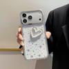 Custodia Lucida Glitter Stella Strass Guscio per iPhone 17 Air 16 15 14 13 12 11 Pro Max 14 Plus Cover Morbida Antiurto