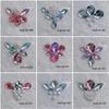 Children's Floral Face Stickers with Crystal Diamonds & Tassels for Ancient Style Makeup