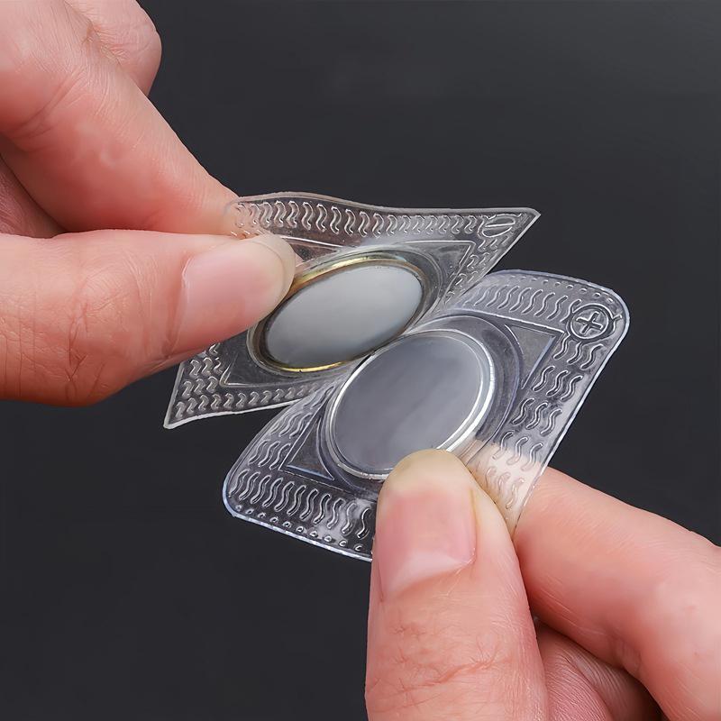 5Pairs Invisible Hidden Magnetic Metal Snaps Button Diy Accessories For Overcoat Handbag Garment Scrapbooking
