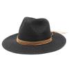 Barnabas Jazz Hat Women'S Fashion Belt Buckle Sunscreen Shade Straw Hat
