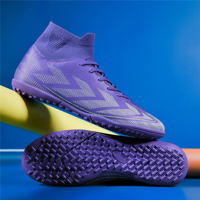 2025 new football shoes men's and women's AG long nails broken nails youth non-slip training shoes student fashion SHOES