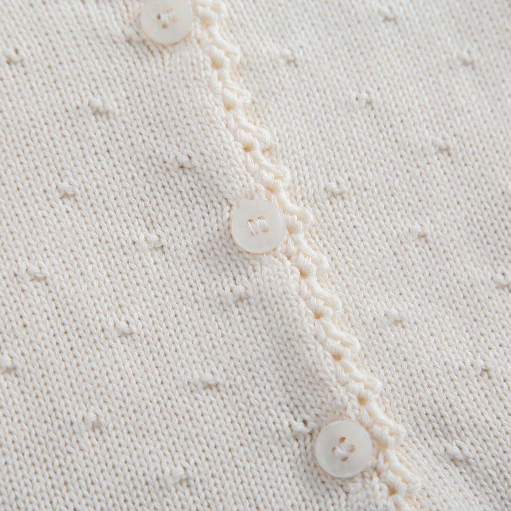 Spring & Autumn Knitted Cardigan for Baby Girls - Sweet, Cute, Warm & Comfortable Sweater