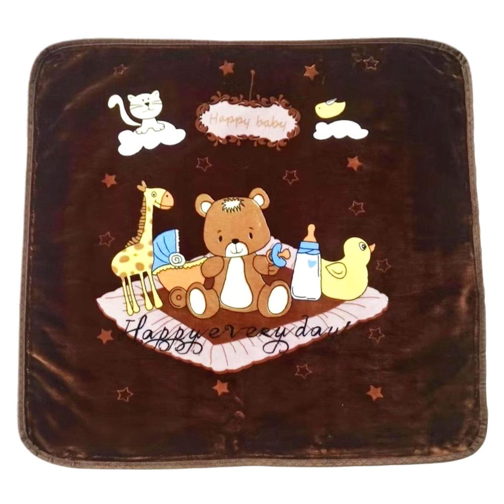 Cartoon Baby Double Layer Cloud Blanket for Newborns - Spring/Autumn Photography Blanket